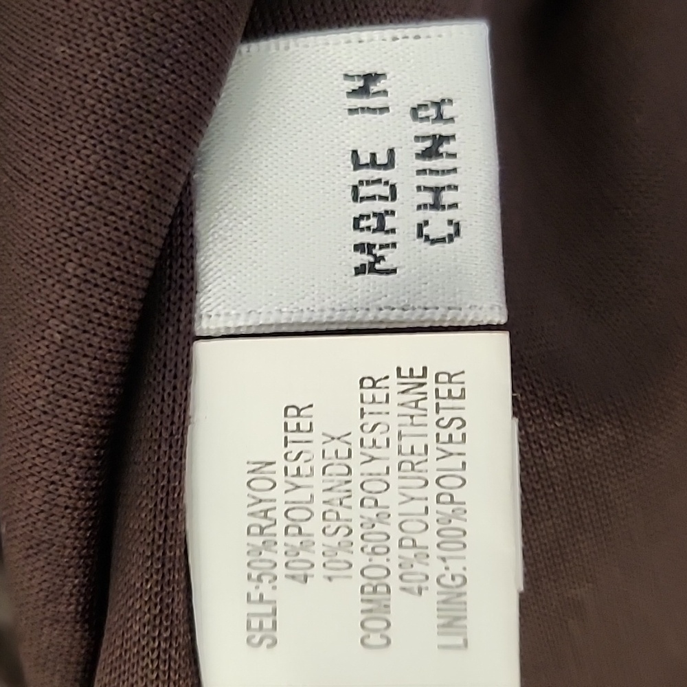 Kay Unger New York cocktail dress Chocolate Brown Sz 6 - Picture 16 of 16